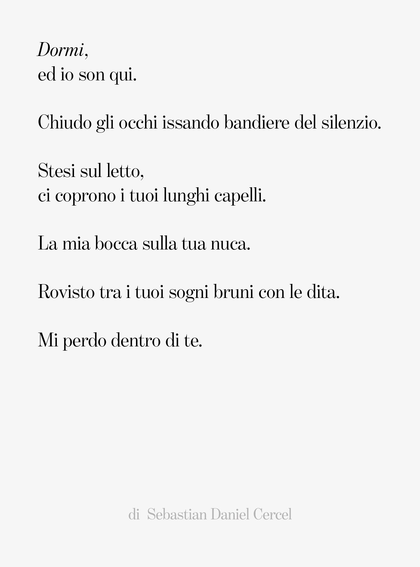 𝘋𝘰𝘳𝘮𝘪 | Ciclo di Afrodite
